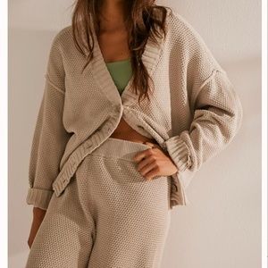 Free People Hailee Cardi Set - Peyote